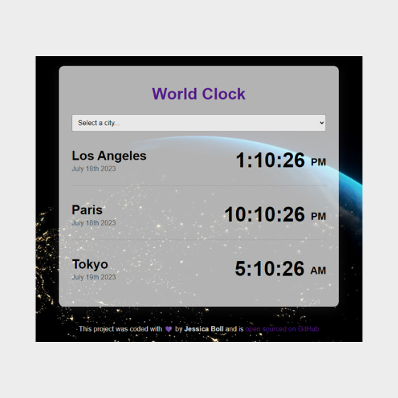 world clock image